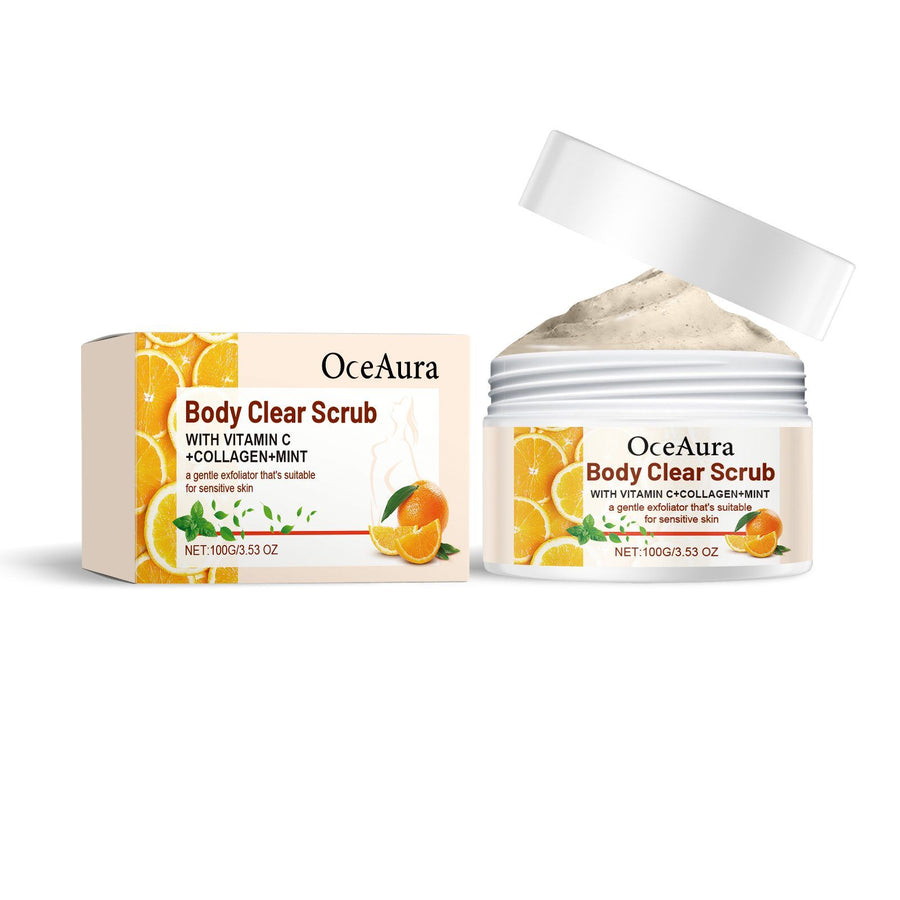 Citrus Orange Exfoliating Body Scrub - Smoothing Polish for Soft Glowing Skin 100g