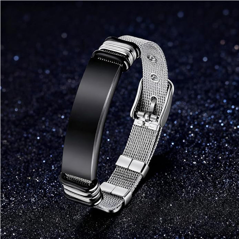 Minimalist Titanium Steel Adjustable Bracelet Tarnish-Free Stackable Cuff