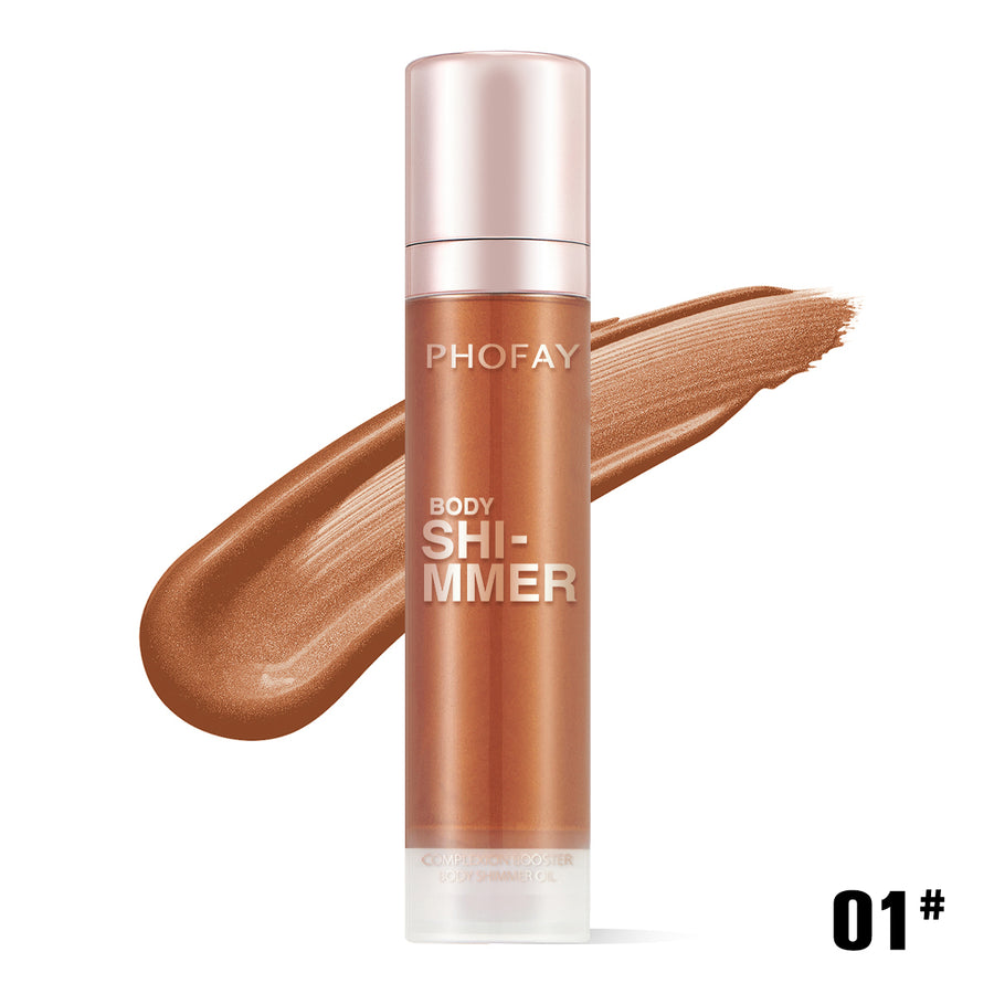 Shimmer Body Oil Highlighter - Silky Glow Illuminating Body Shimmer 25ml