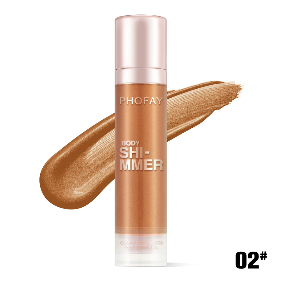 Shimmer Body Oil Highlighter - Silky Glow Illuminating Body Shimmer 25ml