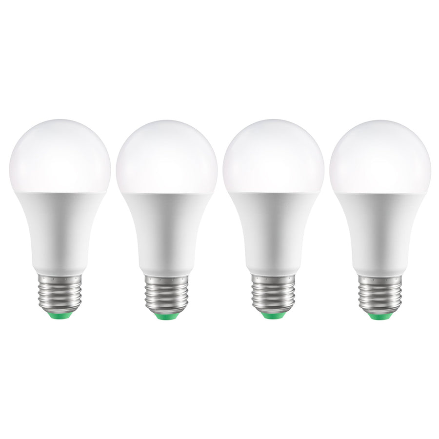 Smart LED Light Bulbs 4-Pack, 9W RGB Color Changing 800 Lumens, Voice Assistant Compatible