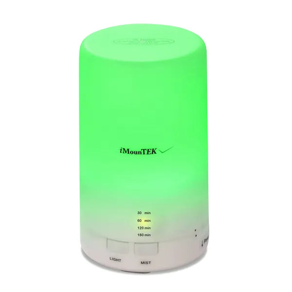 Ultrasonic Cool Mist Humidifier & Aroma Diffuser - 7-Color Night Light, 4 Timers, Auto Shut-Off