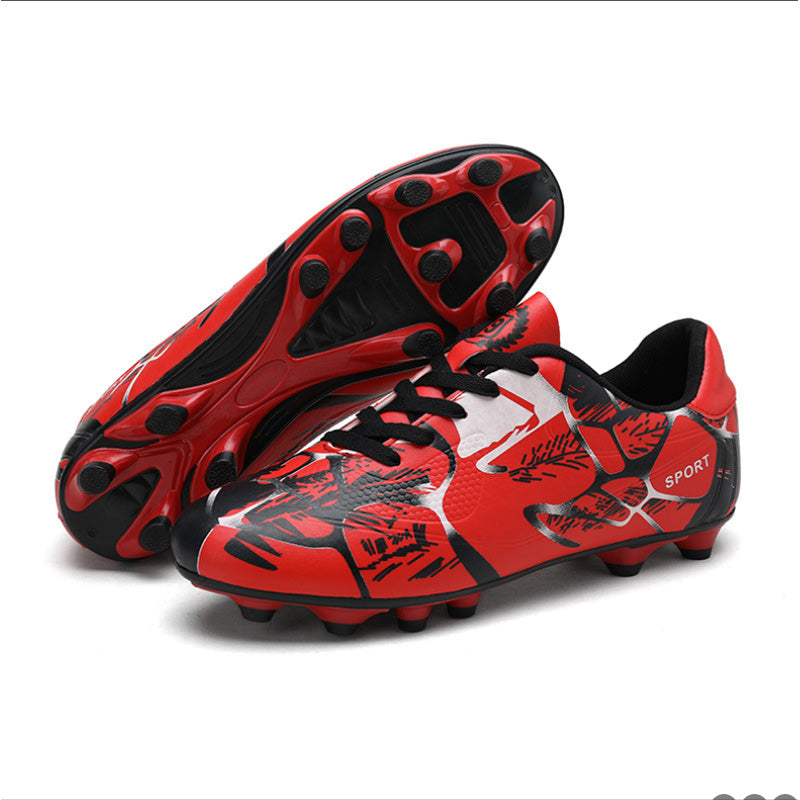 Low Top Spike Soccer Cleats, Unisex Athletic Football Training Shoes (Style B)