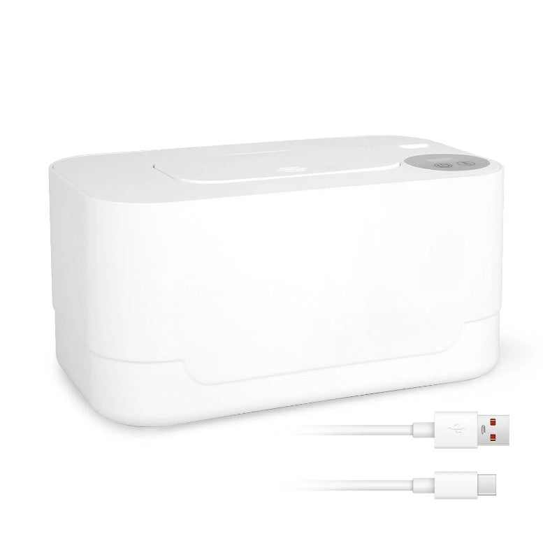 Baby Wipe Warmer with 3 Temperature Settings & Night Light - Large Capacity Type-C Wipes Dispenser