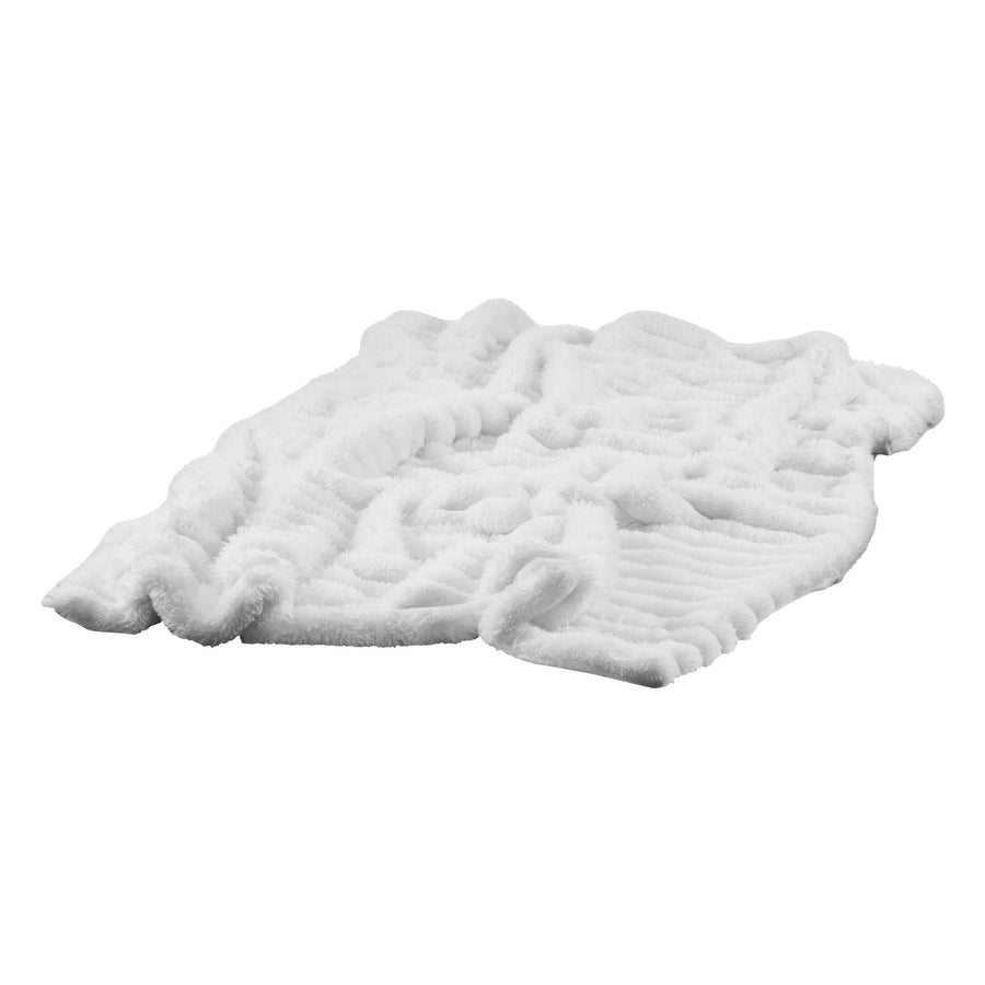 Faux Fur Throw Blanket 50x60 Inch - Super Soft Cozy Plush Blanket for Couch & Bed