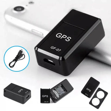 Black rectangular vehicle gps tracker device gf-07 from royalessencelux next gen vehicle gps collection
