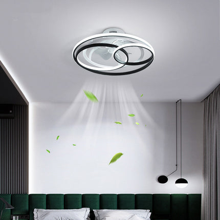 Nordic Light Luxury Simple Atmospheric Suction Fan Lamp - Royalessencelux