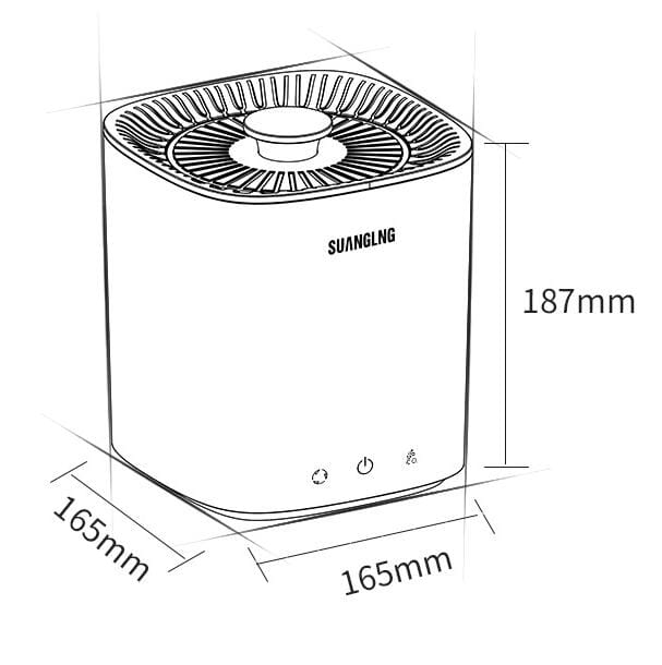 white rectangular mini portable washing machine with circular top grille and three front control buttons designed for portable washing use