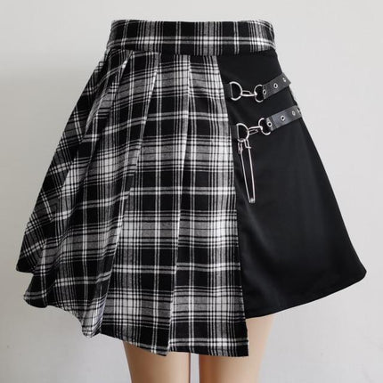 Gothic Pleated Short Skirt Skirt Women - Royalessencelux