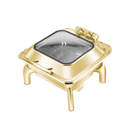 Hotel Restaurant Bufei Golden Stainless Steel Buffet Stove - Royalessencelux