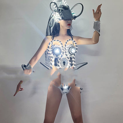 Costume Led Luminous Chest Armor Atmosphere - Royalessencelux