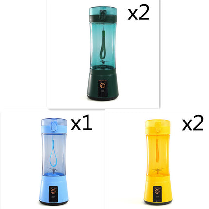 Portable Electric Fruit Juicer Wireless USB Rechargeable Mini Mixer Multifunction Summer Smoothie Blender Machine Kitchen Supplies - Royalessencelux