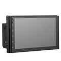 Black 7 inch card radio bluetooth player with touchscreen display and physical buttons for inch android universal use