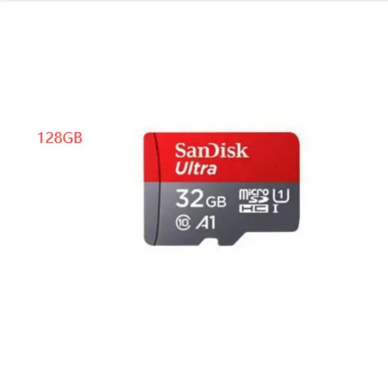 Sandisk ultra 32gb microsdhc uhs-i memory card red and gray for 10.26 inch car navigation with rear dual recording lens suction mount usb port