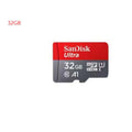 Sandisk ultra 32gb microsdhc memory card with red and gray design for 10.26 inch car navigation rear dual recording system