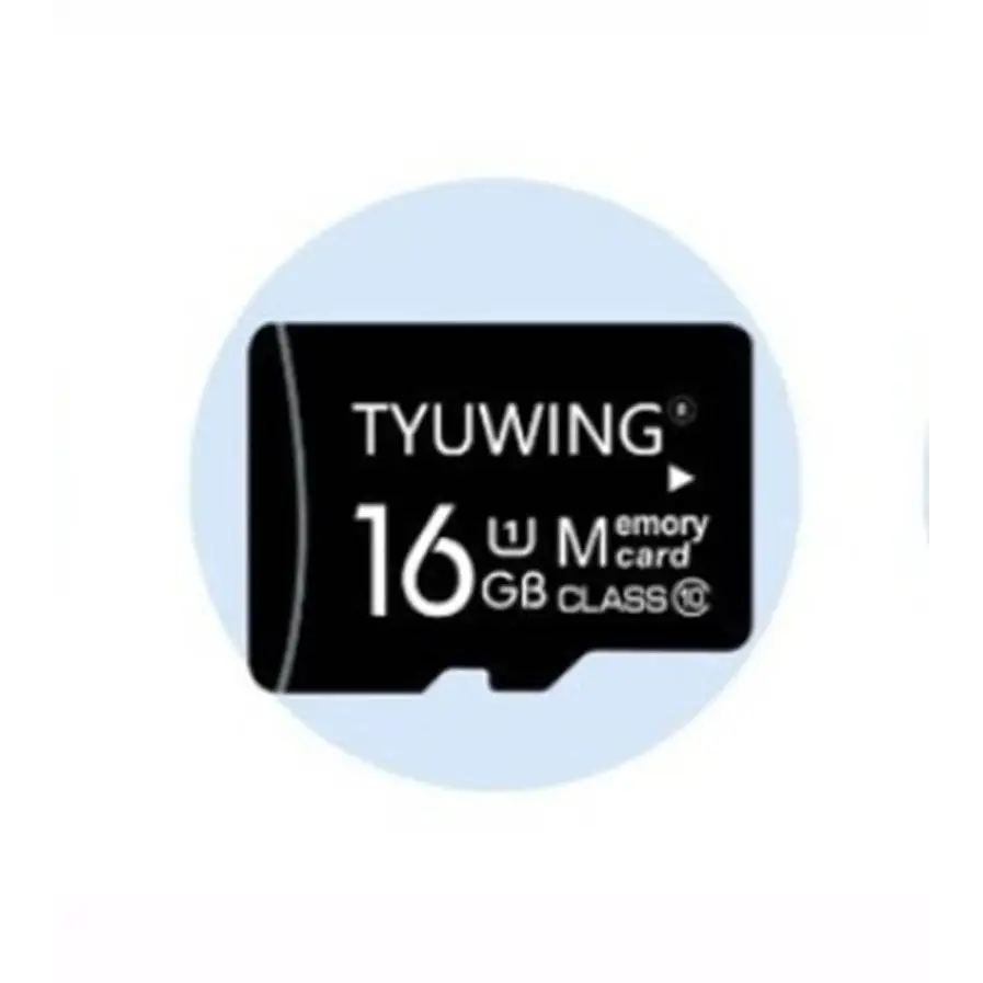 Black 16gb microsd memory card class 10 uhs-i for 1080p wifi bulb camera with full color night vision