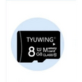 Black tuwing 8gb microsd memory card with class 10 rating for 1080p wifi bulb camera with full color night vision