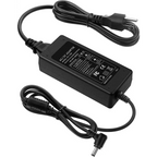 Black plastic 12v 10a power ac dc adapter with coiled cables and standard plug for led strip light usa use