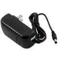 Black plastic 12v 10a power ac adapter with coiled cord and dc plug for led strip light usa use