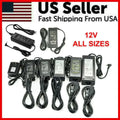 Black plastic 12v 10a power supply ac to dc adapters with coiled cords for led strip light usa use