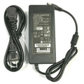 Black plastic 12v 10a power adapter with coiled cables and standard plug for led strip light usa use