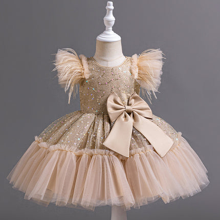 Flower Children's Clothing Children's Wedding Dress Tulle Skirt Summer - Royalessencelux