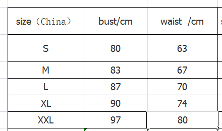 The table displays size charts for the lace mermaid wedding dress long dress fuchsia listing bust and waist measurements in centimeters across sizes S through XXL.