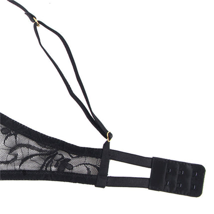 European And American Plus Size Sexy Lingerie Lace Suit - Royalessencelux