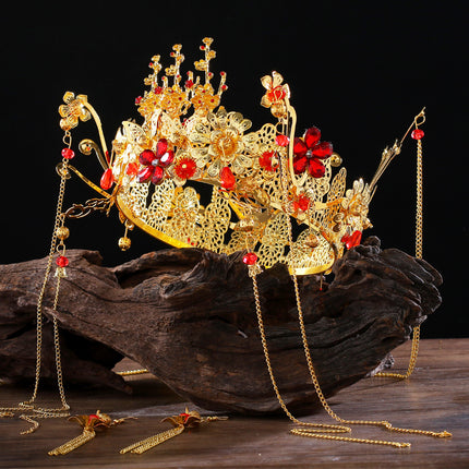 Wedding Chinese Xiuhe Headdress - Royalessencelux