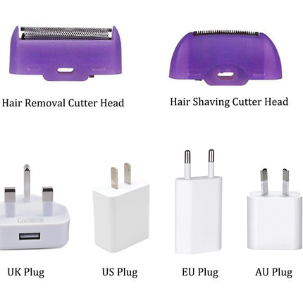 Induction Type Lady Hair Removal Device Epilator Laser Hair Removal Shaver - Royalessencelux