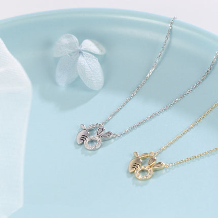 Latest 18K Gold Plated Rabbit Cute Gift Trending Necklace For Girl Jewelry - Royalessencelux