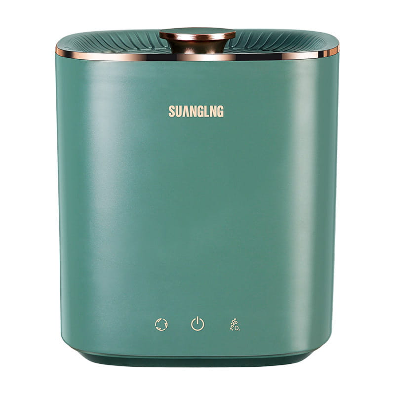 teal mini portable washing machine with a sleek modern design featuring rose gold accents for efficient mini portable washing use
