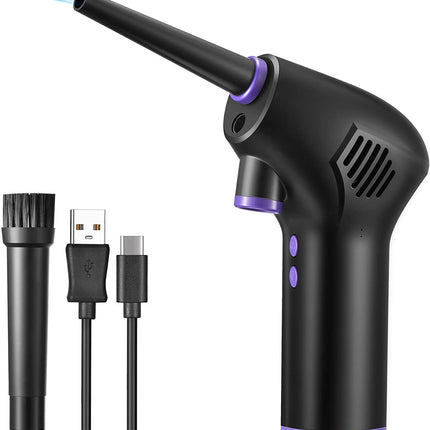 Cordless Air Duster Compressed Air Blower Electric Air Duster for Computer Keyboard Camera Cleaning Small Appliances - Royalessencelux