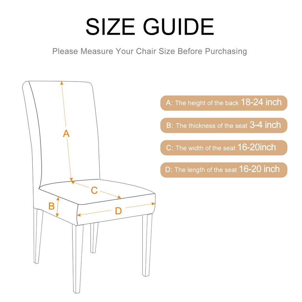 a sleek gray and white geometric spandex chair cover printed with stretchy fabric designed to snugly fit standard dining chairs and provide elegant covers printed stretch protection