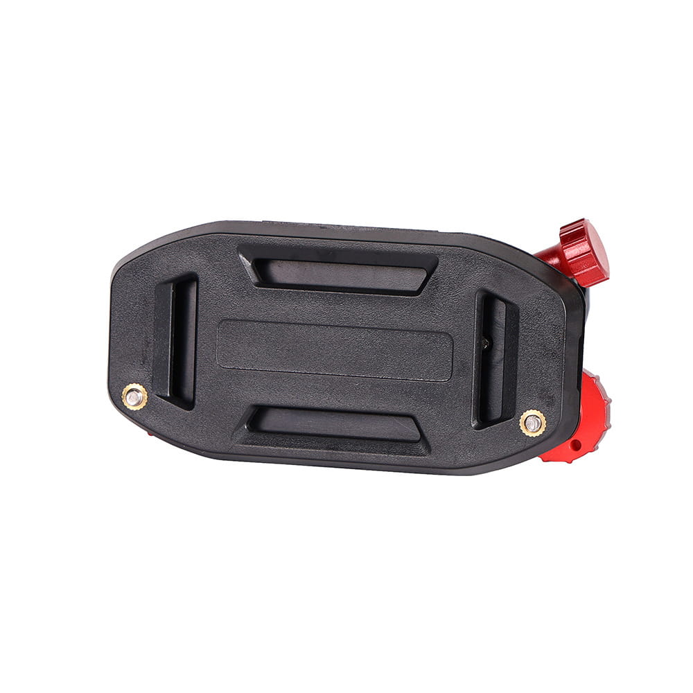black plastic quick-hanging clip with red adjustment knobs and gold-colored screws for yi sports camera accessories