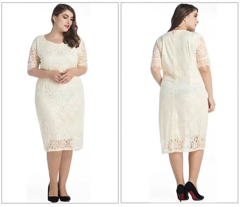 Dikke Vrouwen Bodycon Jurk Plus Size 10XL Dikke Vrouwen Feestjurk Dame Kant Kantoor Jurken