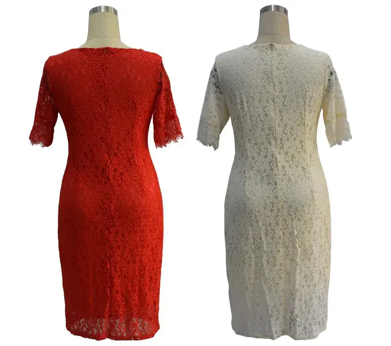 Dikke Vrouwen Bodycon Jurk Plus Size 10XL Dikke Vrouwen Feestjurk Dame Kant Kantoor Jurken
