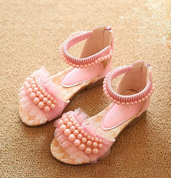Children's shoes summer girls sandals baby sandals princess shoes little girls dance shoes - Royalessencelux