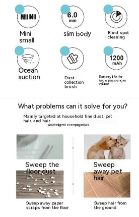 Sweeping Robot Automatic Household Mini Cleaning Machine USB Rechargeable Smart Vacuum Cleaner - Royalessencelux