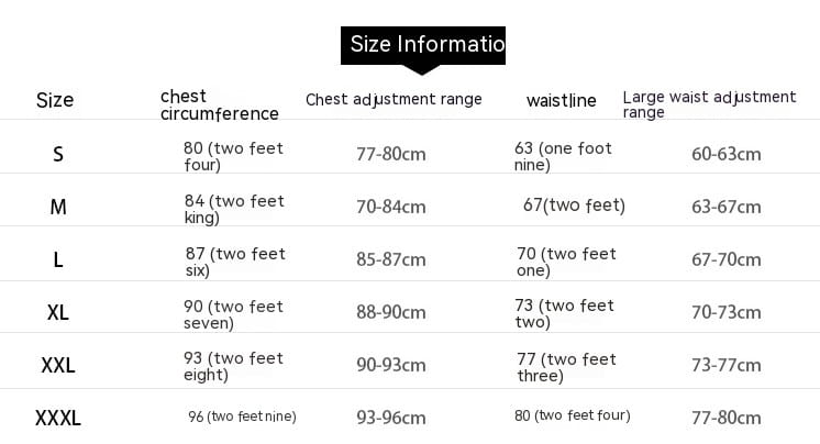 Size information chart for a pink tulle wedding photography dress displaying measurements in centimeters and feet inches across sizes S through XXXL for a photography dress pink and white.