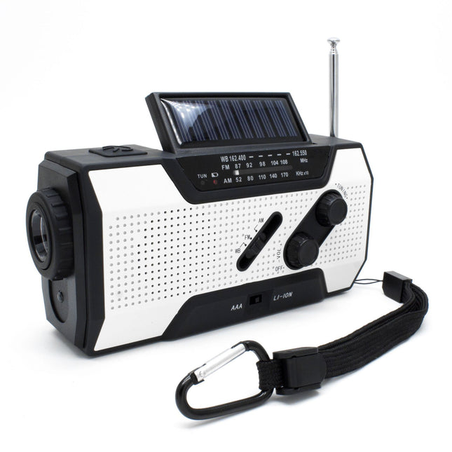 Hand crank solar radio - Royalessencelux