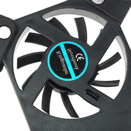 Rotatable USB Cooling Fan Pad 2 Fans Cooler Notebook Cooler Computer USB Fan Stand For 8-14pc Laptop PC Computer Peripherals - Royalessencelux