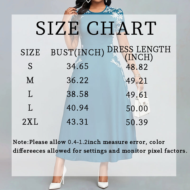 Women's Elegant Empire Waist Short Sleeve Flowy Maxi Bridesmaid Dress