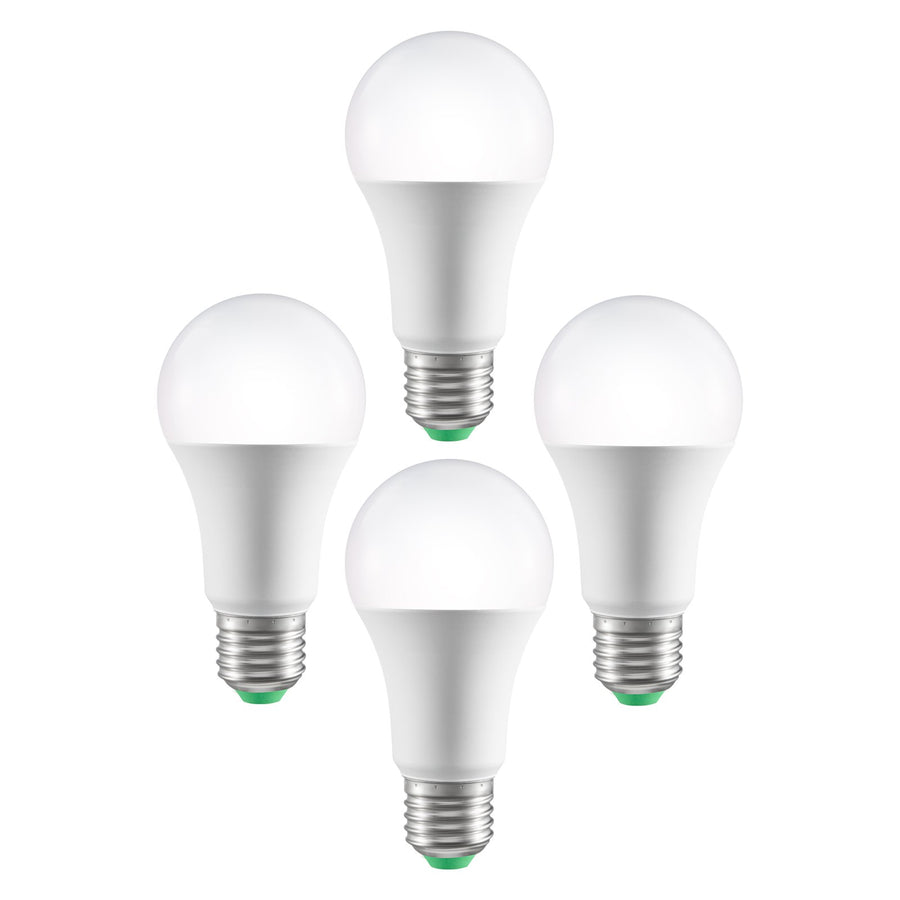 Smart LED Light Bulbs 4-Pack, 9W RGB Color Changing 800 Lumens, Voice Assistant Compatible