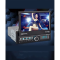 Black cml-play hd dvr 1din car stereo with 7-inch silver metallic touchscreen mp5 player bluetooth dvr display