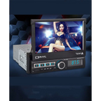 Black cml-play hd dvr 1din car stereo with 7-inch silver metallic touchscreen mp5 player bluetooth dvr display