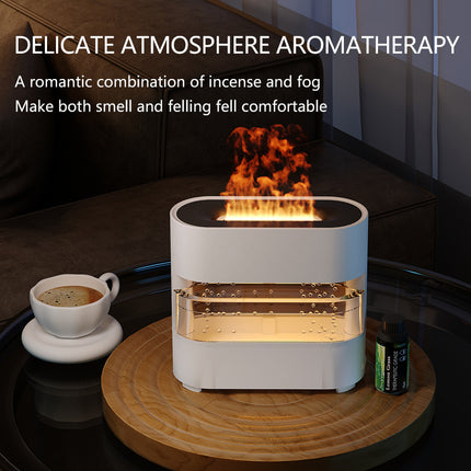 2024 New Products Rain Cloud Fire Humidifier Water Drip Novedades 2024 Rain Water Diffuser Fire Flame Humidifier Aroma Diffuser - Royalessencelux