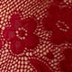 red floral lace fabric with a delicate embroidered pattern featured in lingerie v teddy lace sleepwear backless bodysuit