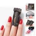 Black and gold saviland nail polish remover wrap with tear-off design in 200pcs box for effective nail polish removal