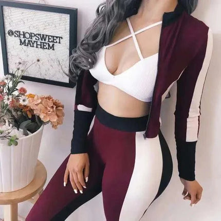 2019 Dual - Shade Athleisure Set - Royalessencelux
